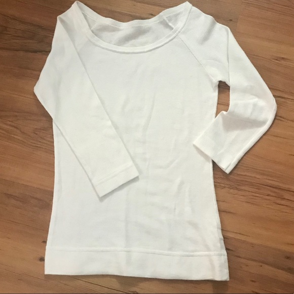 Waffle 3/4 sleeve medium - Picture 1 of 5